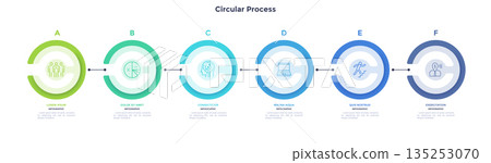 Modern Infographic Business Banner. Vector Illustration 135253070