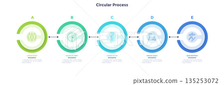 Modern Infographic Business Banner. Vector Illustration 135253072