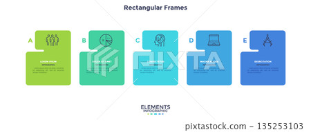 Modern Infographic Business Banner. Vector Illustration Modern Infographic Business Banner. Vector Illustration 135253103