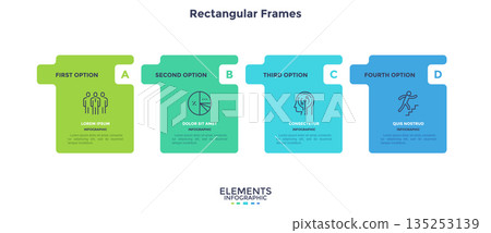Modern Infographic Business Banner. Vector Illustration 135253139