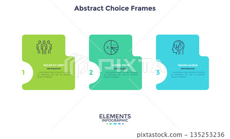 Modern Infographic Business Banner. Vector Illustration 135253236