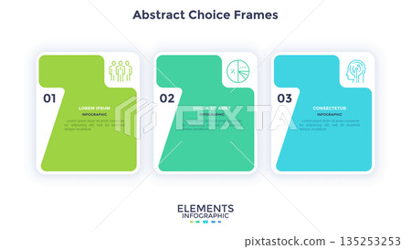 Modern Infographic Business Banner. Vector Illustration 135253253