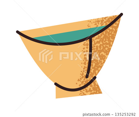 Portion of Japanese Matcha tea 135253292