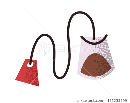 Square shape tea bag sticker Square shape tea bag sticker 135253299