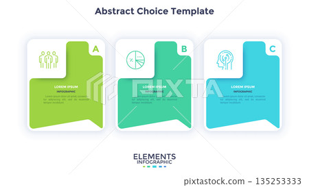 Modern Infographic Business Banner. Vector Illustration 135253333
