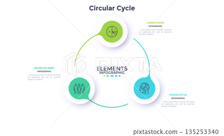 Modern Infographic Business Banner. Vector Illustration Modern Infographic Business Banner. Vector Illustration 135253340