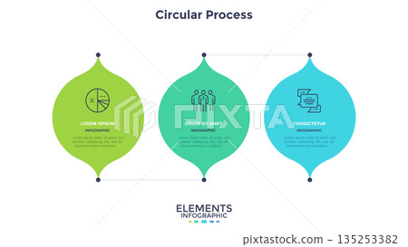 Modern Infographic Business Banner. Vector Illustration 135253382