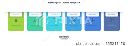 Modern Infographic Business Banner. Vector Illustration Modern Infographic Business Banner. Vector Illustration 135253458