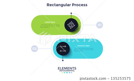 Modern Infographic Business Banner. Vector Illustration 135253575