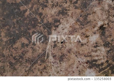 Abstract Grungy Texture Background with Brown and Beige Tones, Surface Imperfections and Weathered Appearance, Ideal for Urban Design Projects Abstract Grungy Texture Background with Brown and Beige Tones, Surface Imperfections and Weathered Appearance, Ideal for Urban Design Projects 135258003
