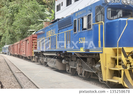 PeruRail 在馬丘比丘停靠 PeruRail 在馬丘比丘停靠 135258678