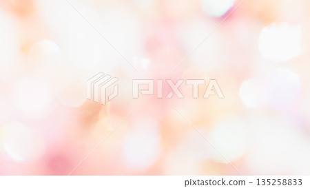 Soft, sparkling background, pale pink, orange, bokeh, blurred gradation Soft, sparkling background, pale pink, orange, bokeh, blurred gradation 135258833