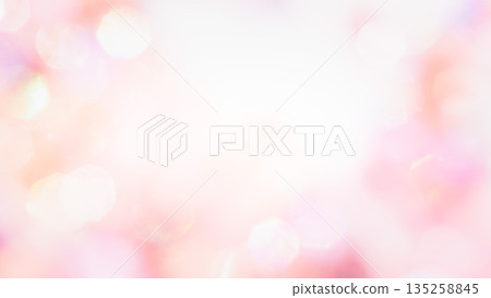 Soft, sparkling background, pale pink, peach, bokeh, blurred gradation Soft, sparkling background, pale pink, peach, bokeh, blurred gradation 135258845