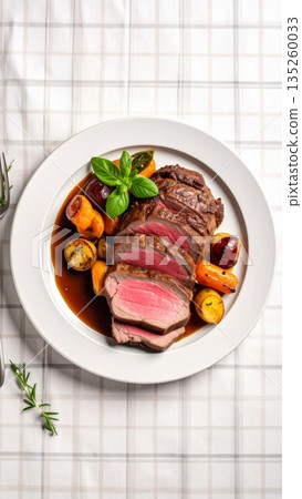 Studio Food Photography of Roast Beef Studio Food Photography of Roast Beef 135260033