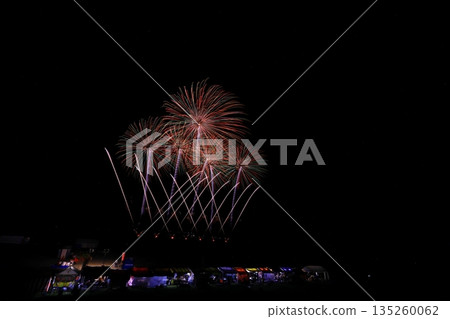 秋田縣夜空和煙火 秋田縣夜空和煙火 135260062