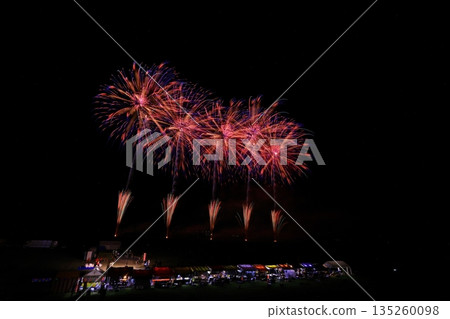 秋田縣夜空和煙火 秋田縣夜空和煙火 135260098