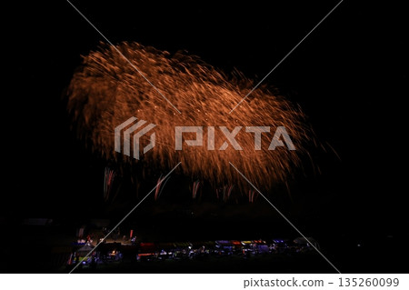 秋田縣夜空和煙火 秋田縣夜空和煙火 135260099
