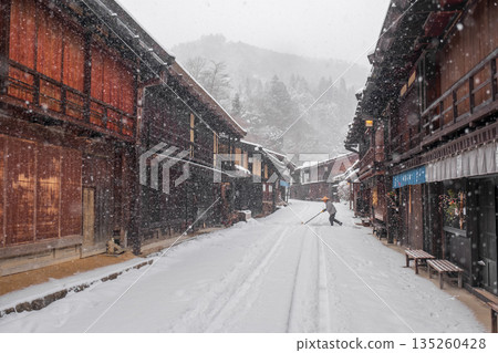 Tsumago-juku (winter) 135260428