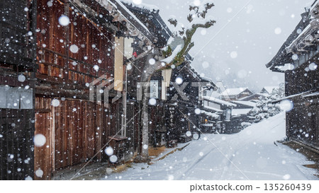 Tsumago-juku (winter) 135260439