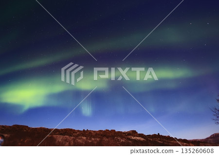 Aurora Borealis scenery, Aurora viewing, photos, the world, the Aurora dancing in nature 135260608