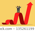 Career path, Business decision making. Business person looking for direction. 135261199