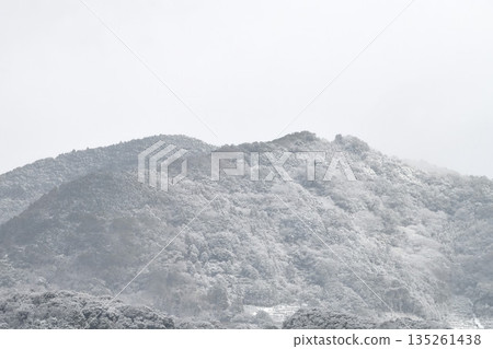 Snowscape of Nagasaki, southern Kyushu 135261438