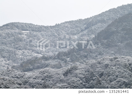 Snowscape of Nagasaki, southern Kyushu 135261441