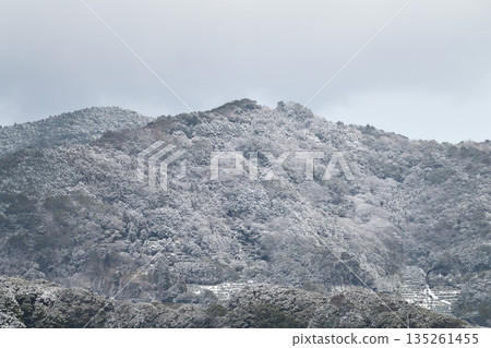 日本南部九州長崎的雪景 日本南部九州長崎的雪景 135261455