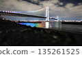 Illuminated Akashi Kaikyo Bridge 135261525