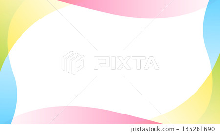 Simple background with curves, frame Simple background with curves, frame 135261690