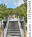 熊本縣天草市橫浦島的海鯛和惠比壽雕像 135262444
