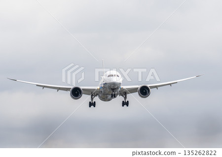 Winter Osaka Airport (Itami Airport) Landing plane Toyonaka City, Osaka Prefecture Winter Osaka Airport (Itami Airport) Landing plane Toyonaka City, Osaka Prefecture 135262822