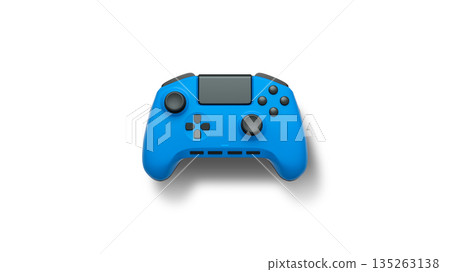 Wireless gaming controller flying in air isolated on white background, symbolizing gaming technology concept Wireless gaming controller flying in air isolated on white background, symbolizing gaming technology concept 135263138
