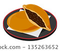 Illustration of dorayaki 135263652