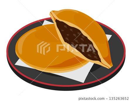 銅鑼燒的例證 銅鑼燒的例證 135263652