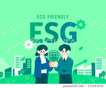 Eco-friendly illustration for nature Eco-friendly illustration for nature 135263850