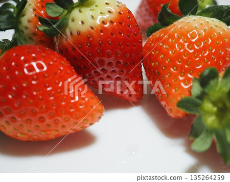 白色盤子上的新鮮草莓(20260103170937) 白色盤子上的新鮮草莓(20260103170937) 135264259