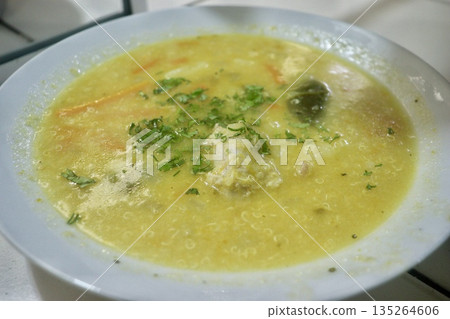 Peruvian local food Sopa Peruvian local food Sopa 135264606