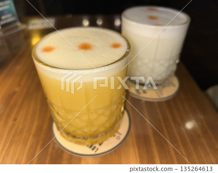 Peruvian specialty cocktail, Pisco Sour 135264613