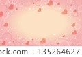 Heart background material pink 135264627