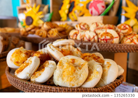 A variety of bakeries in Da Nang, Vietnam 135265330