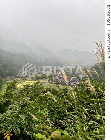 Rain Shirakawago 135265672