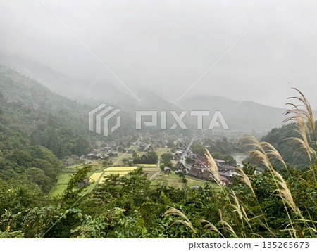 Rain Shirakawago 135265673