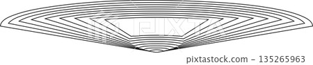 Distorted square rectangle pattern. Design elements 135265963
