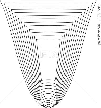Distorted square rectangle pattern. Design elements 135265993