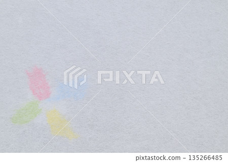 One-point art using Japanese paper [Background material] 135266485