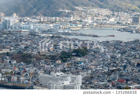 廣島縣廣島市南區Mukouyo和安藝郡開田町的景色<2026年1月> 135266838