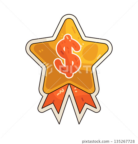 illustration of Dollar Reward 135267728