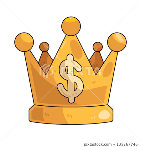 illustration of Dollar Crown 135267746