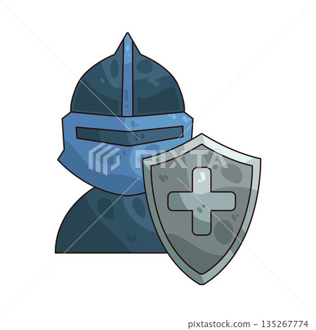 illustration of knight  135267774